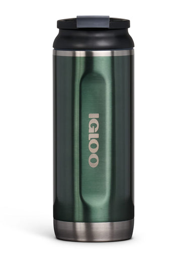 Igloo-16 Oz Stainless Steel Flip ‘n’ Sip Tumbler - Spruce