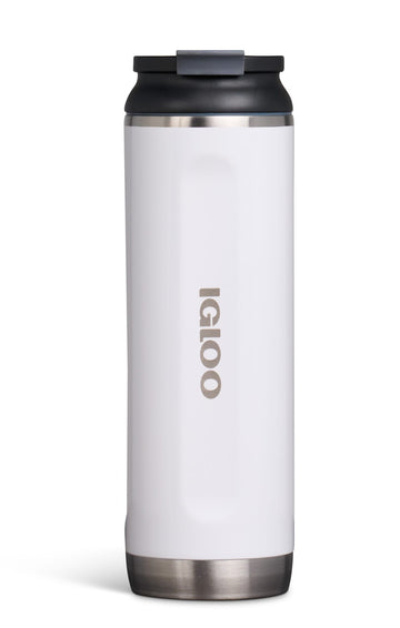 Igloo-20 Oz Stainless Steel Tumbler - White