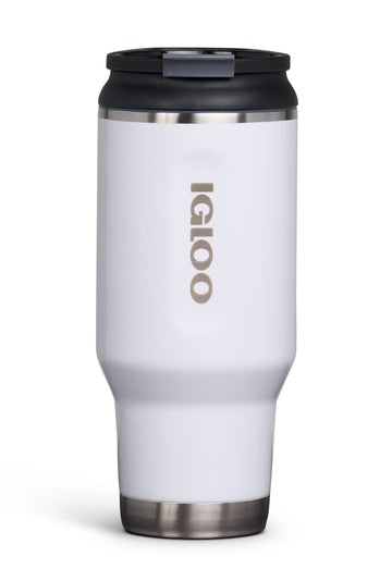 Igloo-32 Oz Stainless Steel Tumbler - White