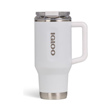 IGLOO - 32 OZ Stainless Steel Travel Mug - white