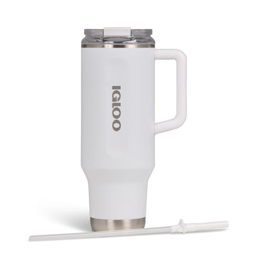 Igloo - 40 Oz Stainless Steel Travel Mug - White