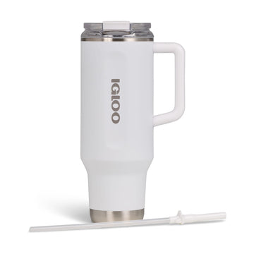IGLOO - 40 OZ Stainless Steel Travel Mug - White