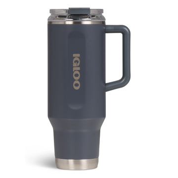 Igloo - 40 Oz Stainless Steel Travel Mug - Carbonite