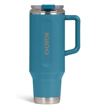 Igloo - 40 Oz Stainless Steel Travel Mug - Modern Blue