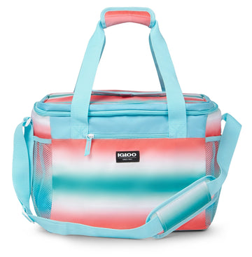 Igloo-30 Can Square Lunch Bag Cooler - Seabreeze - Blue Gradient