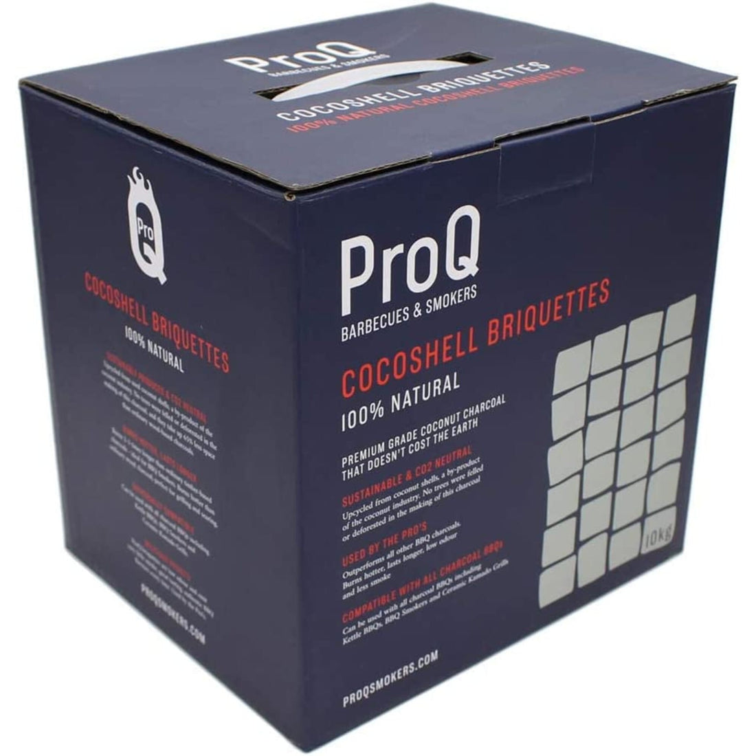 ProQ Cocoshell Charcoal Briquettes 10kg