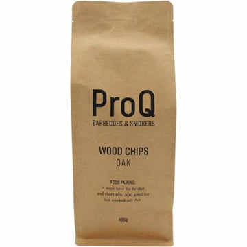 ProQ Smoking Wood Chips - Oak - Bag (400g)