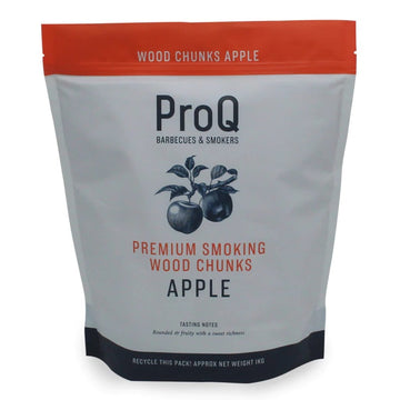 ProQ Smoking Wood Chunks - Apple - Bag 1kg ehdxb