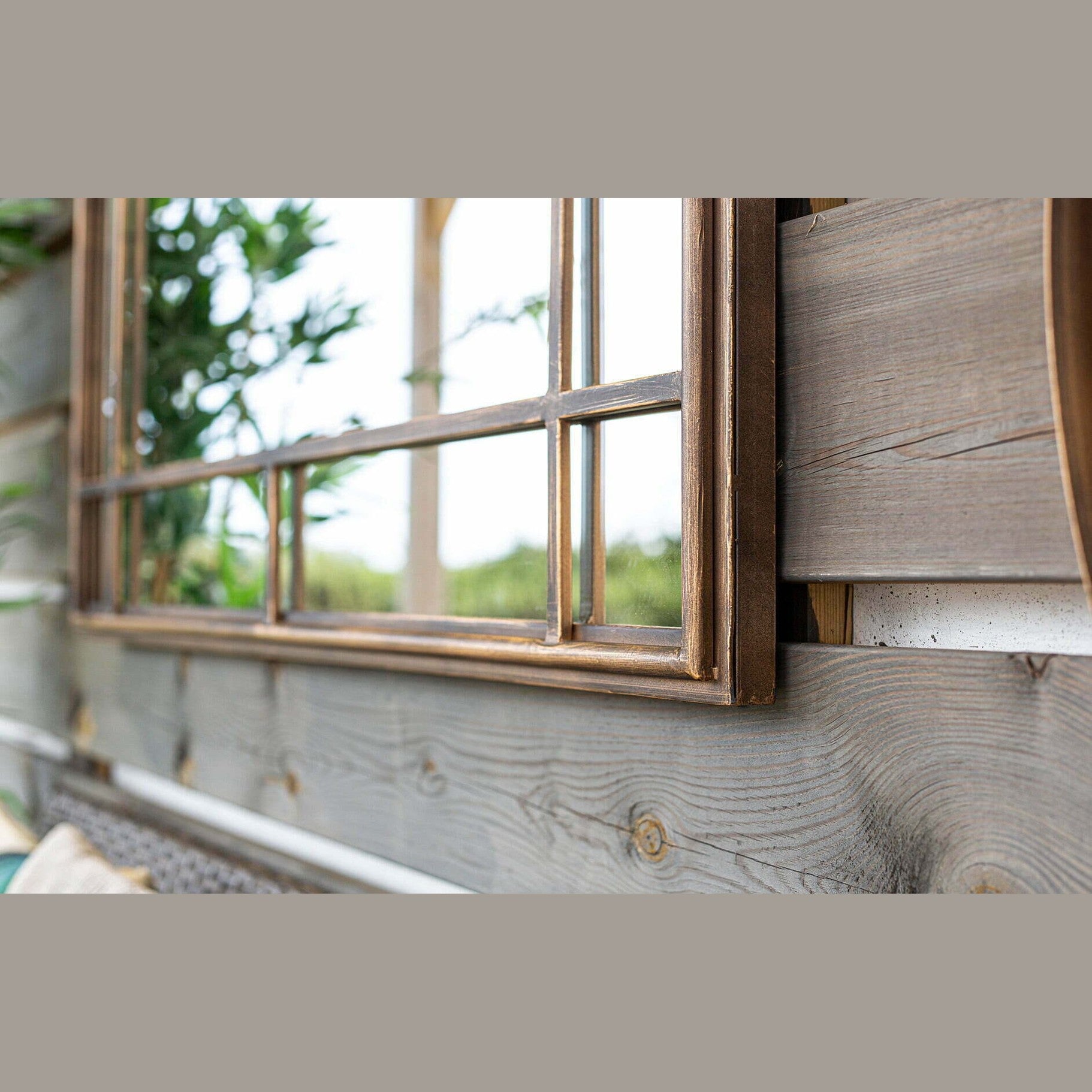 La Hacienda - Milano Gold Rectangle Mirror