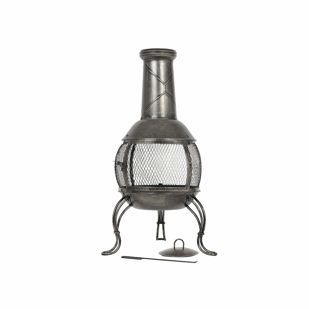 La Hacienda - Leon Mesh Steel Chimenea Large