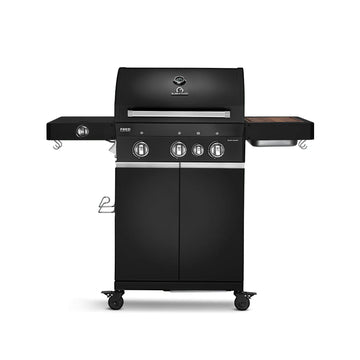 Burnhard FRED Deluxe - 3-Burner Gas Grill Deluxe Black Edition - Series 3