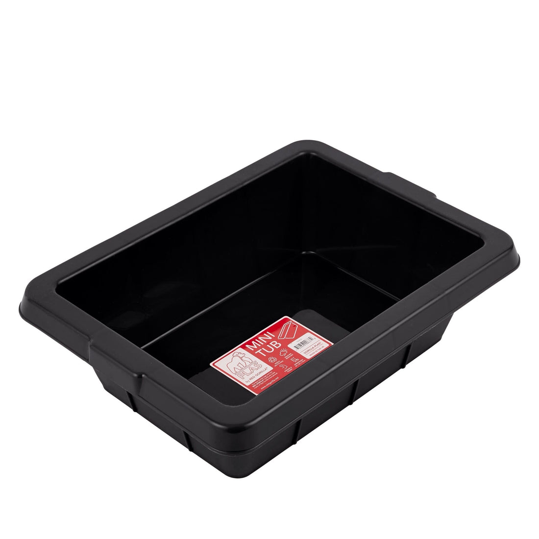 Gorilla Plas - 7L Mini Gorilla Plas Trough -Black