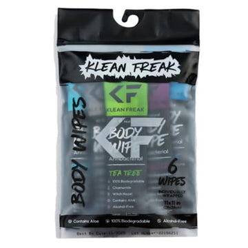 Klean Freak Body Wipes - Trial Pack - 6 Wipes