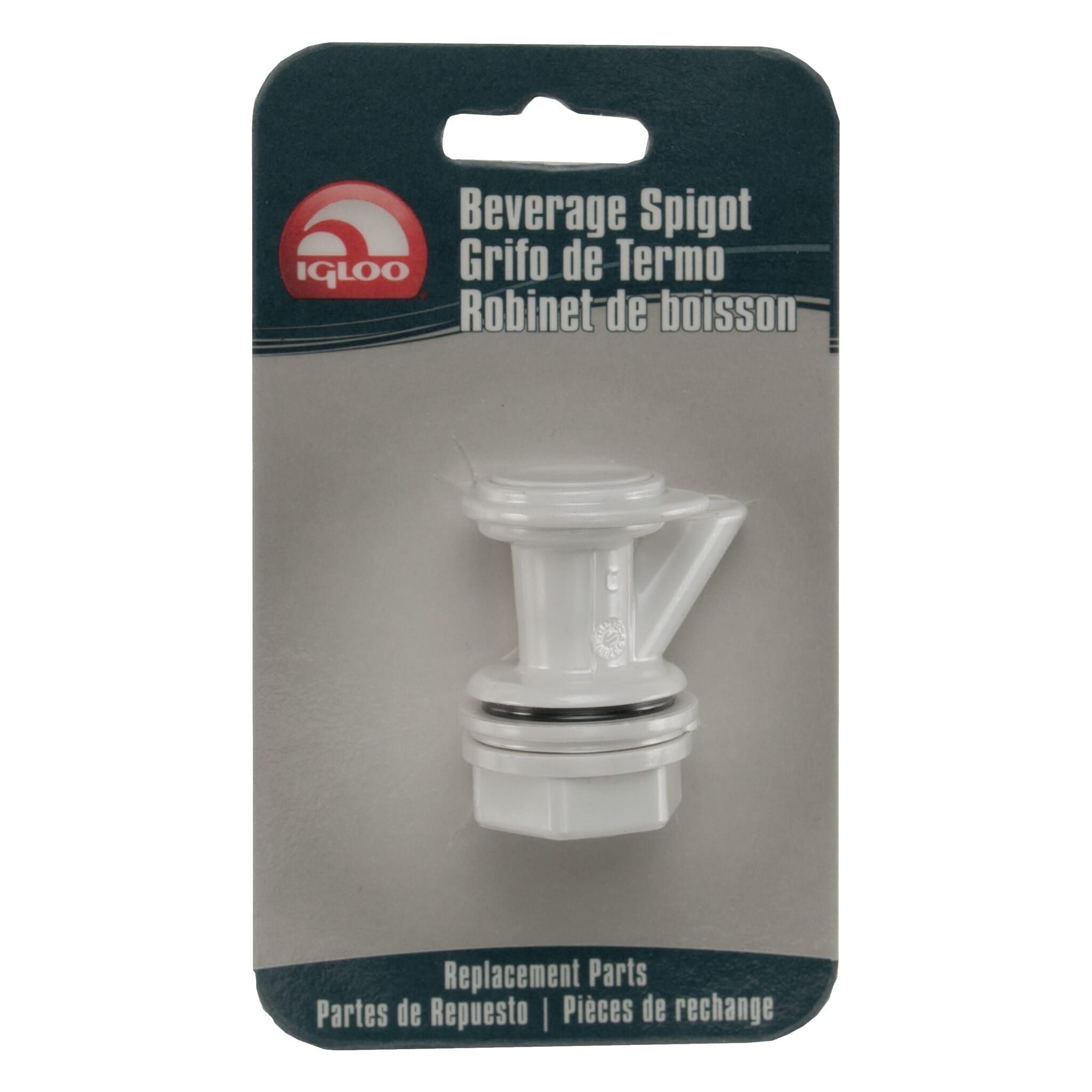 IGLOO-Standard Push Button Spigot For 2-10 Gallon Water Jug - White 