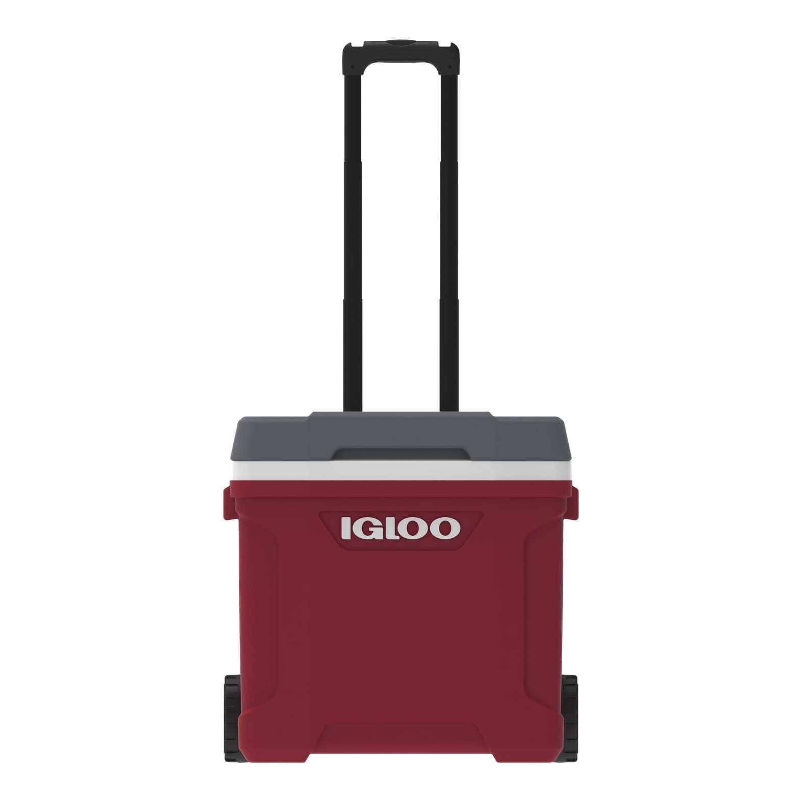 Igloo-latitude 30 Roller Cooler - Industrial Red /meteorite