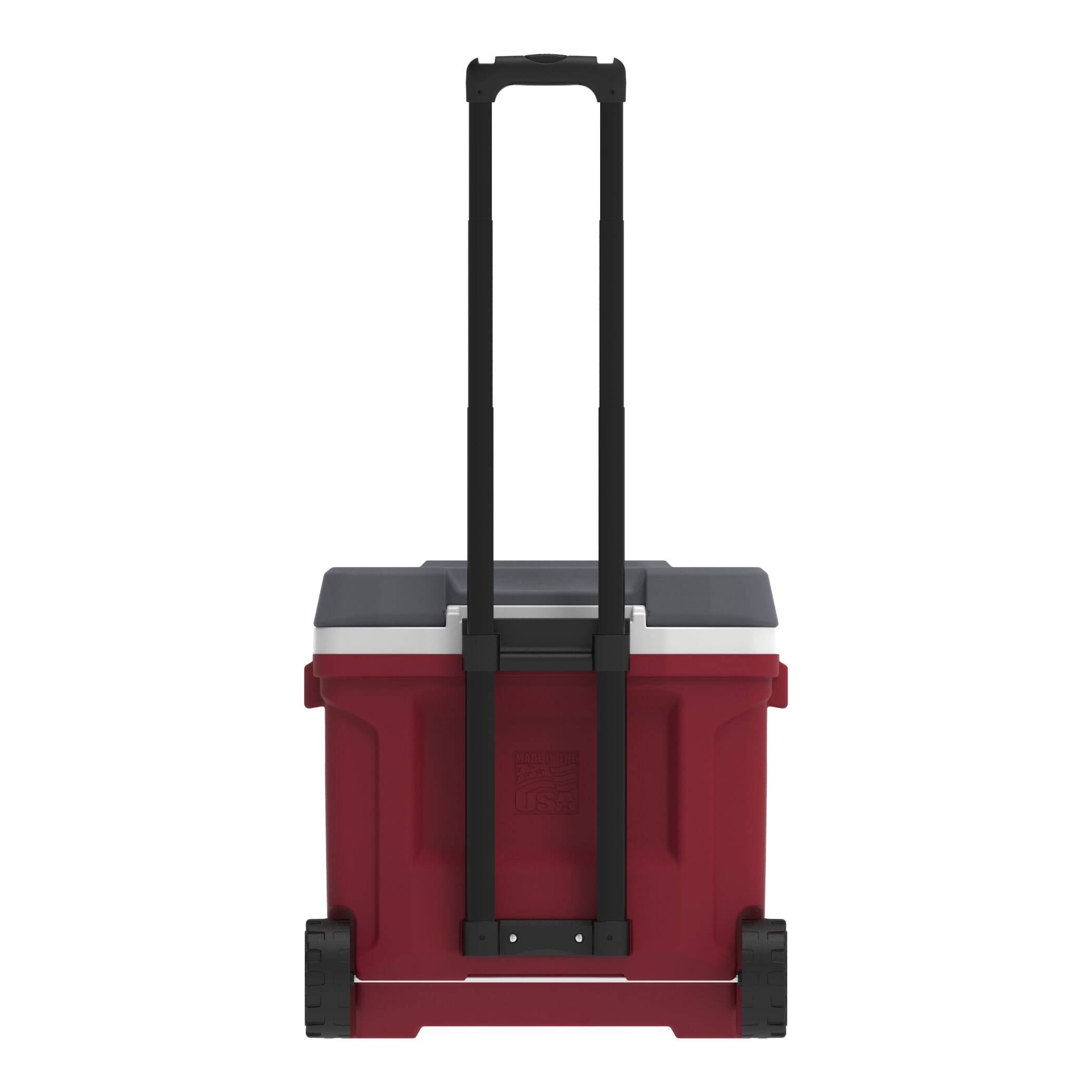 Igloo-latitude 30 Roller Cooler - Industrial Red /meteorite