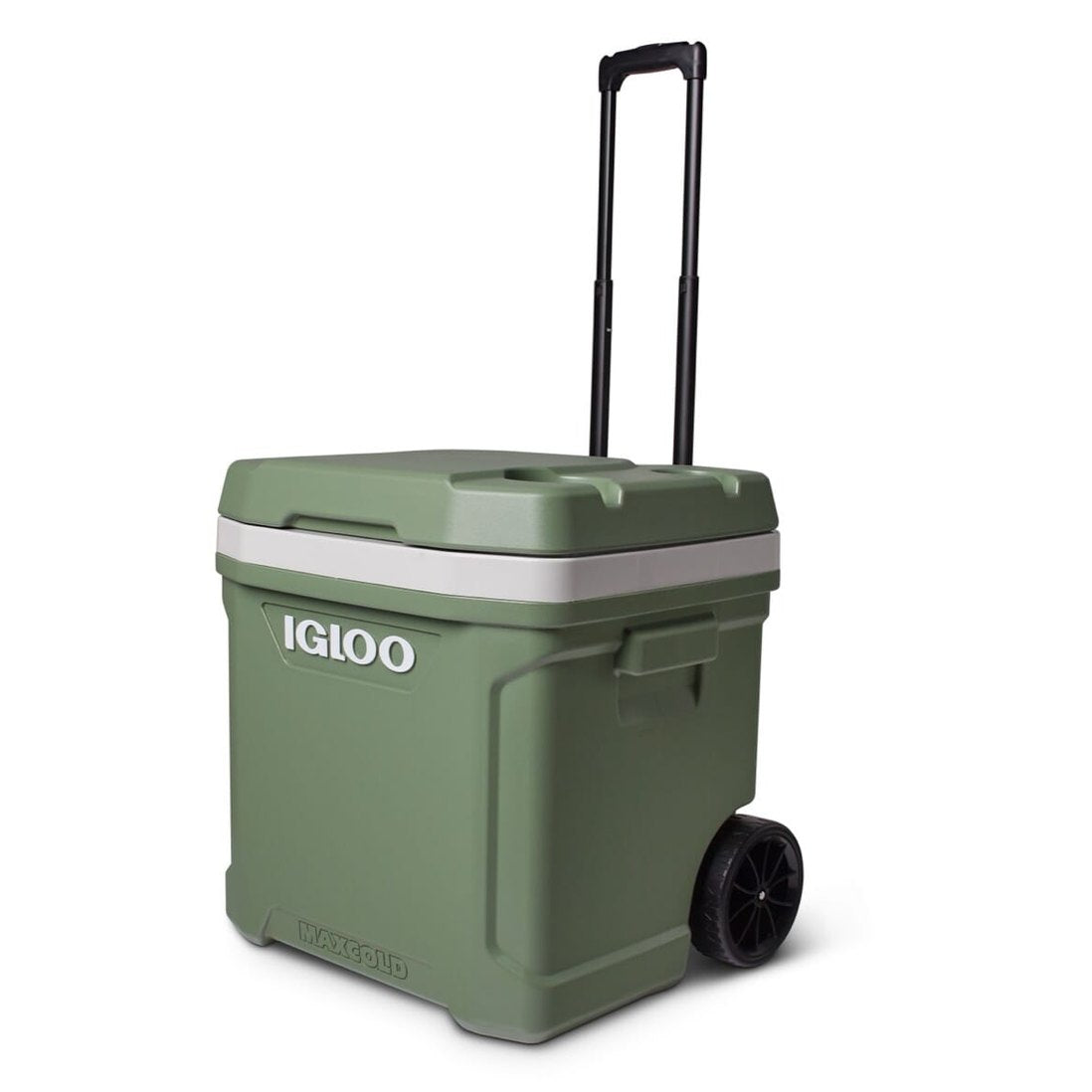 Igloo-ecocool Latitude 60 Qt Roller Cooler - Vintage Green