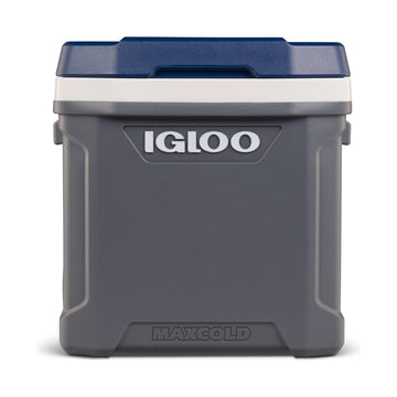 IGLOO - Maxcold Latitude 62 Roller Cooler  - Carbonite / 
Aegean Sea