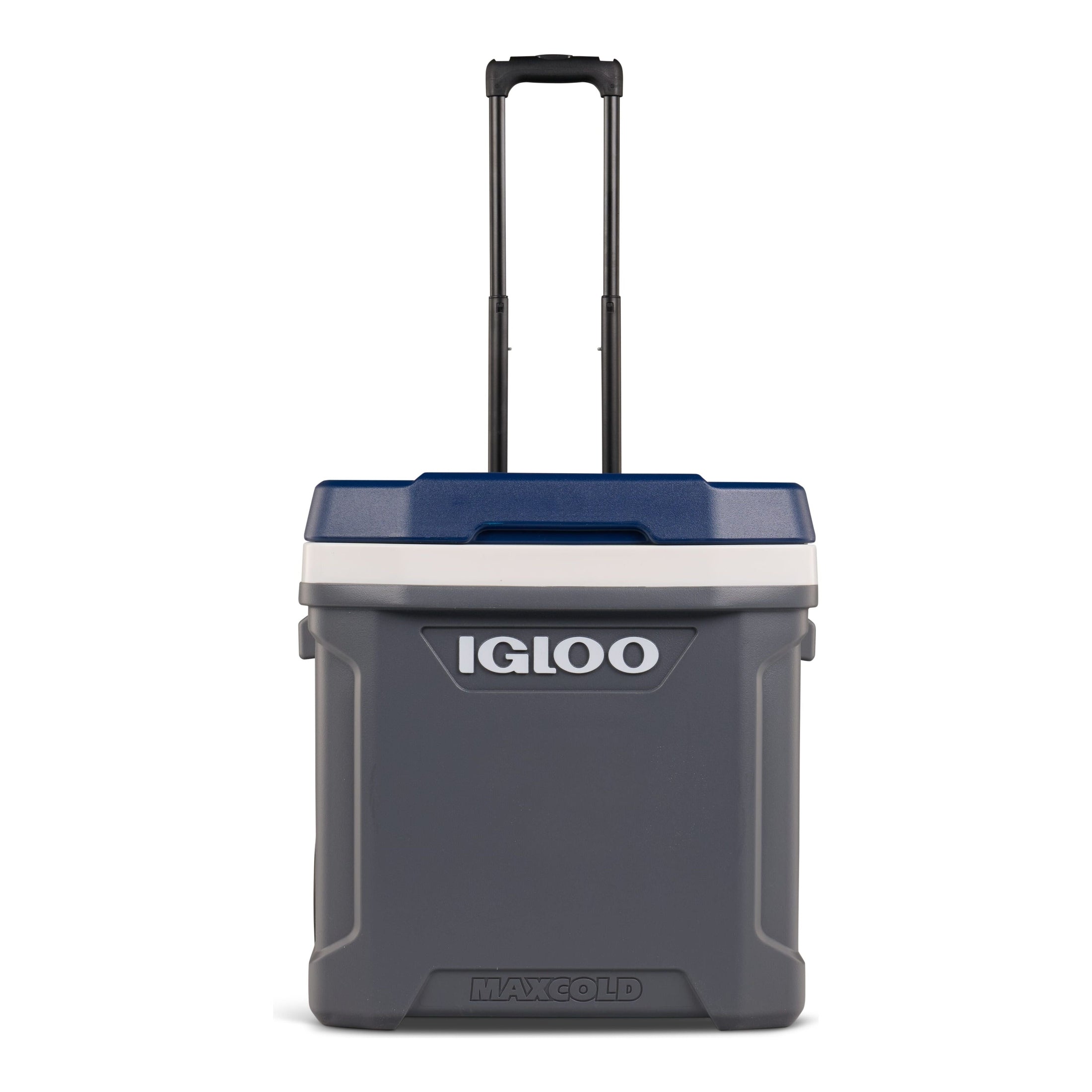 IGLOO - Maxcold Latitude 62 Roller Cooler  - Carbonite / 
Aegean Sea