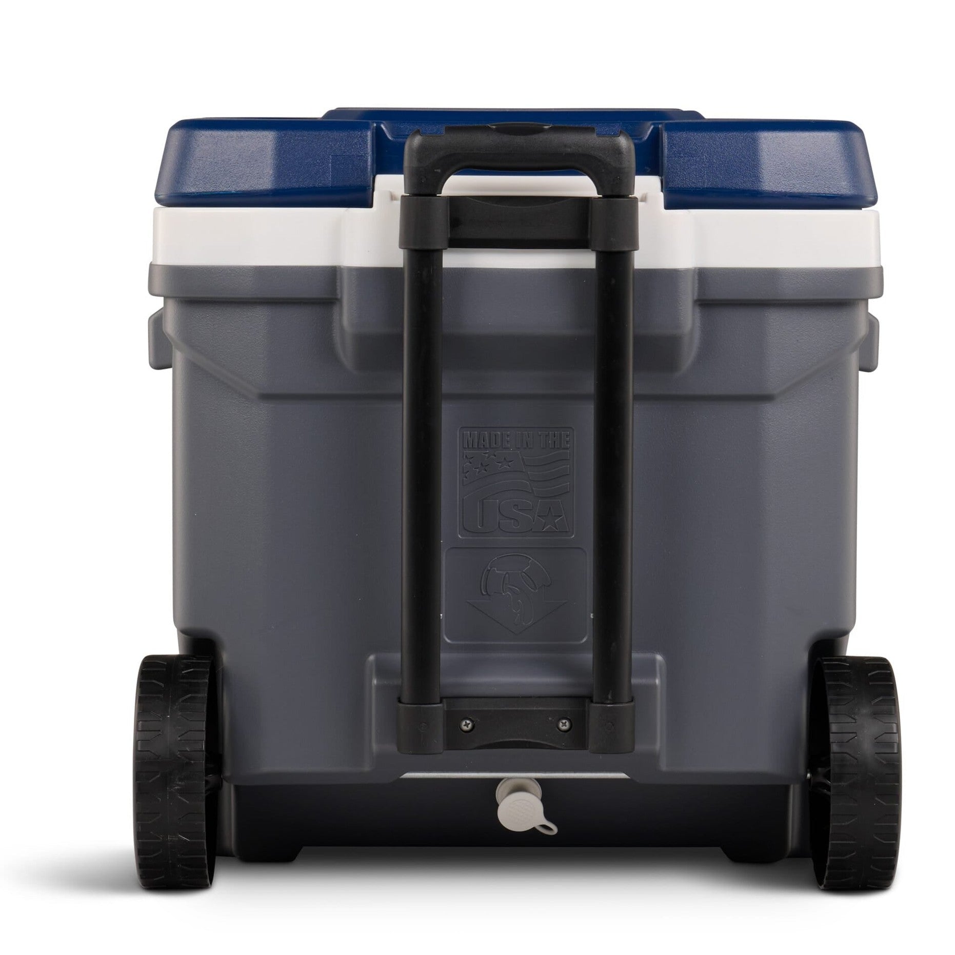 Igloo - Maxcold Latitude 62 Roller Cooler - Carbonite / Aegean Sea