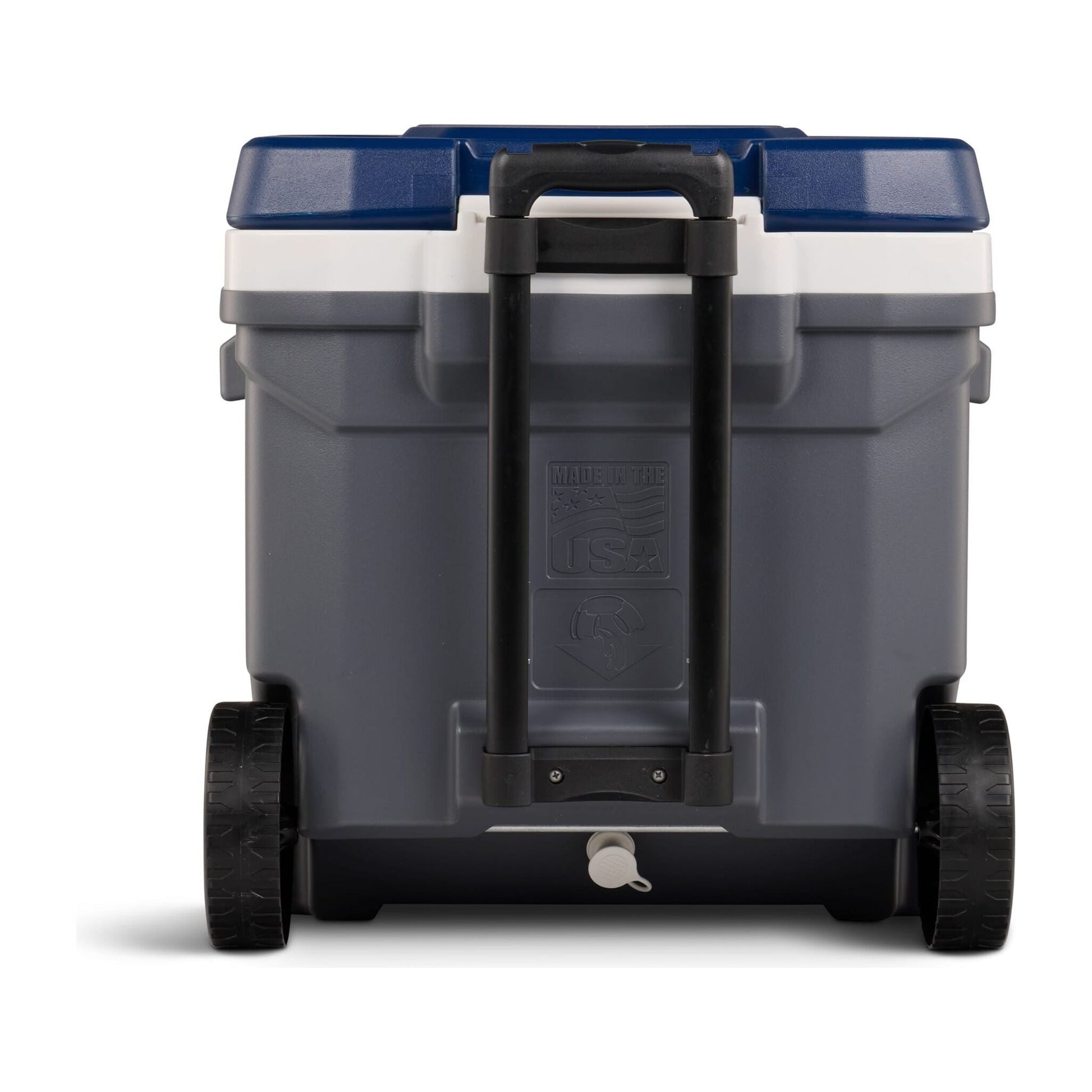 IGLOO - Maxcold Latitude 62 Roller Cooler  - Carbonite / 
Aegean Sea