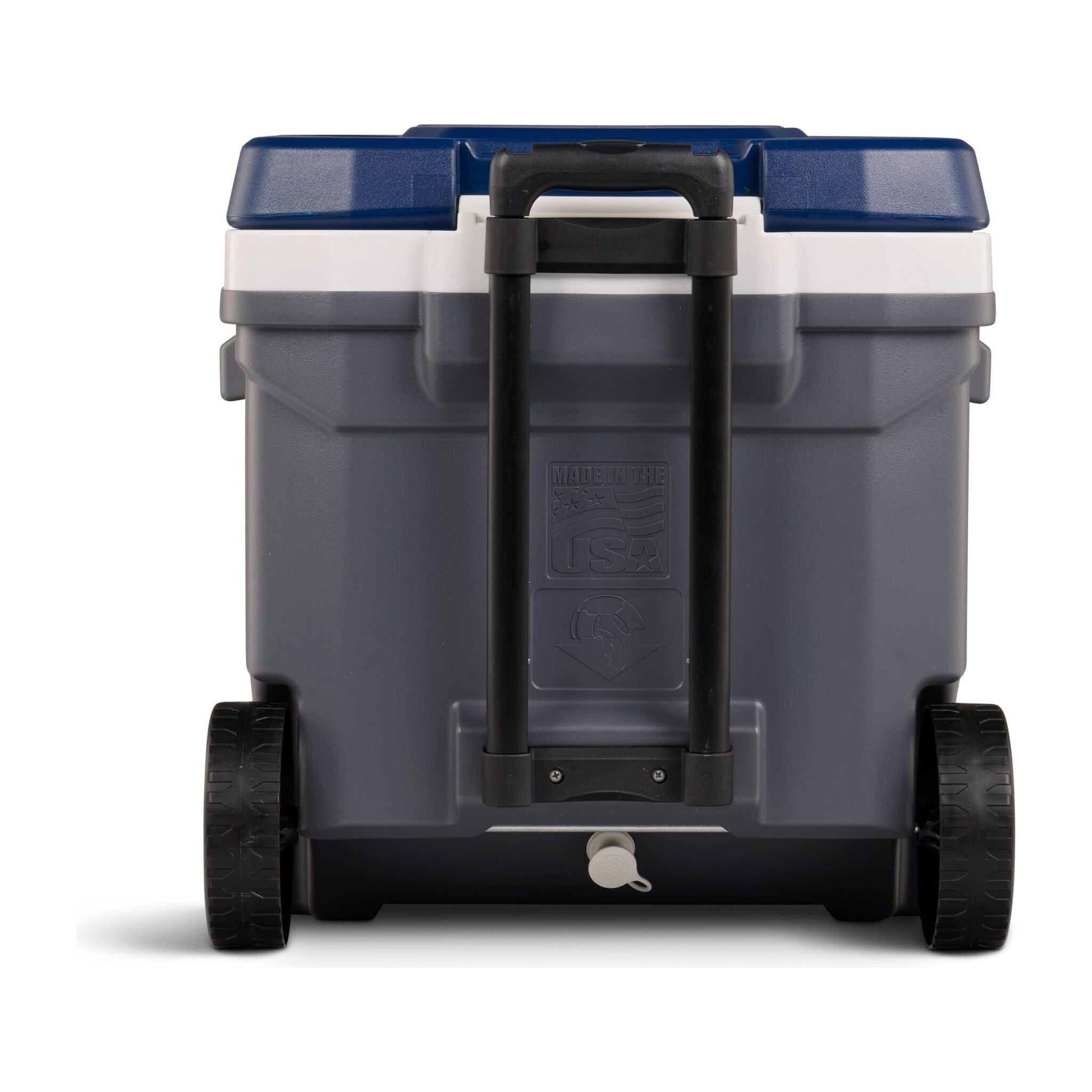 IGLOO - Maxcold Latitude 62 Roller Cooler  - Carbonite / 
Aegean Sea