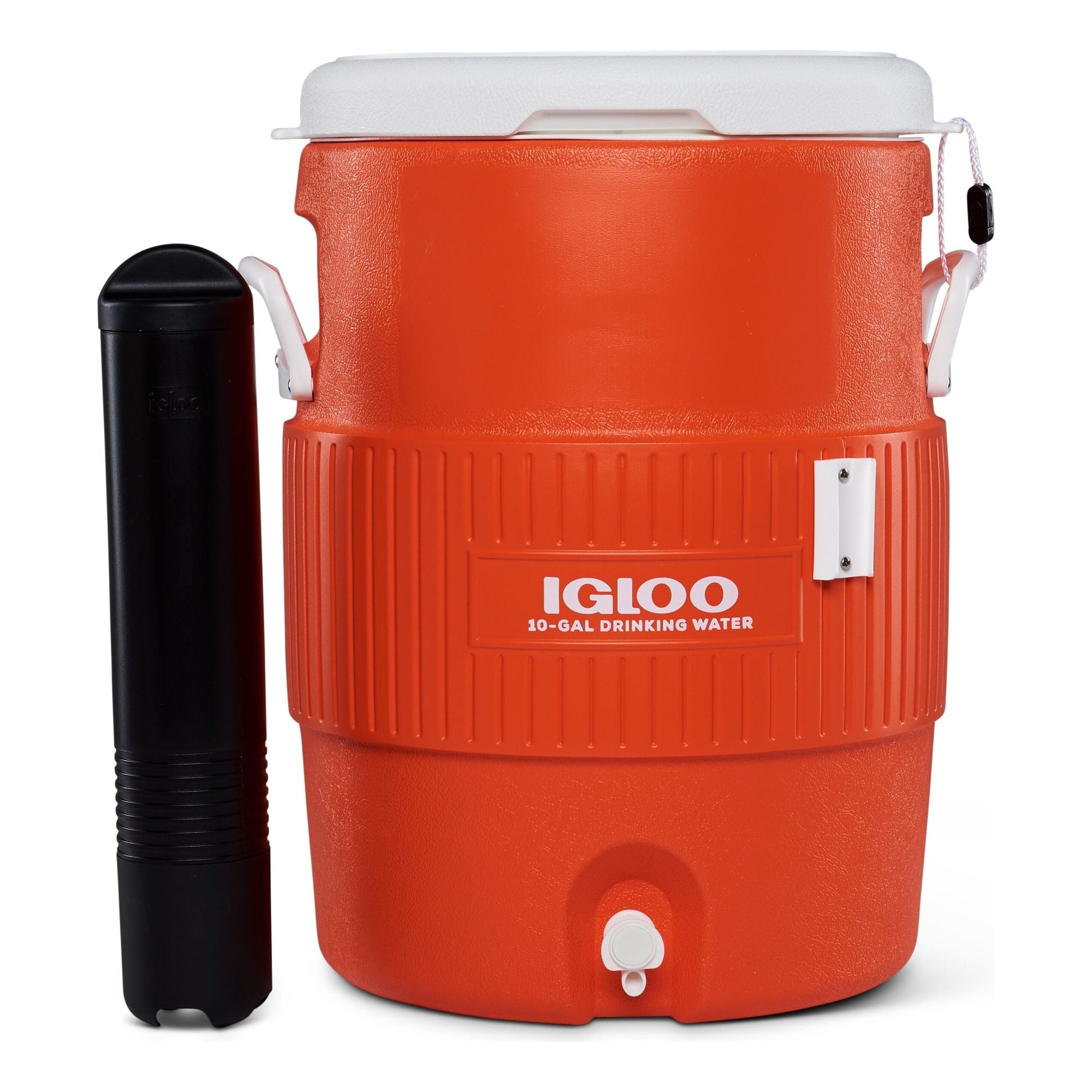 IGLOO-10 Gallon Seat Top With Cup Dispenser - Orange 