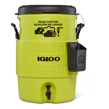 Igloo-5 Gallon Seat Top Wash Station - Green