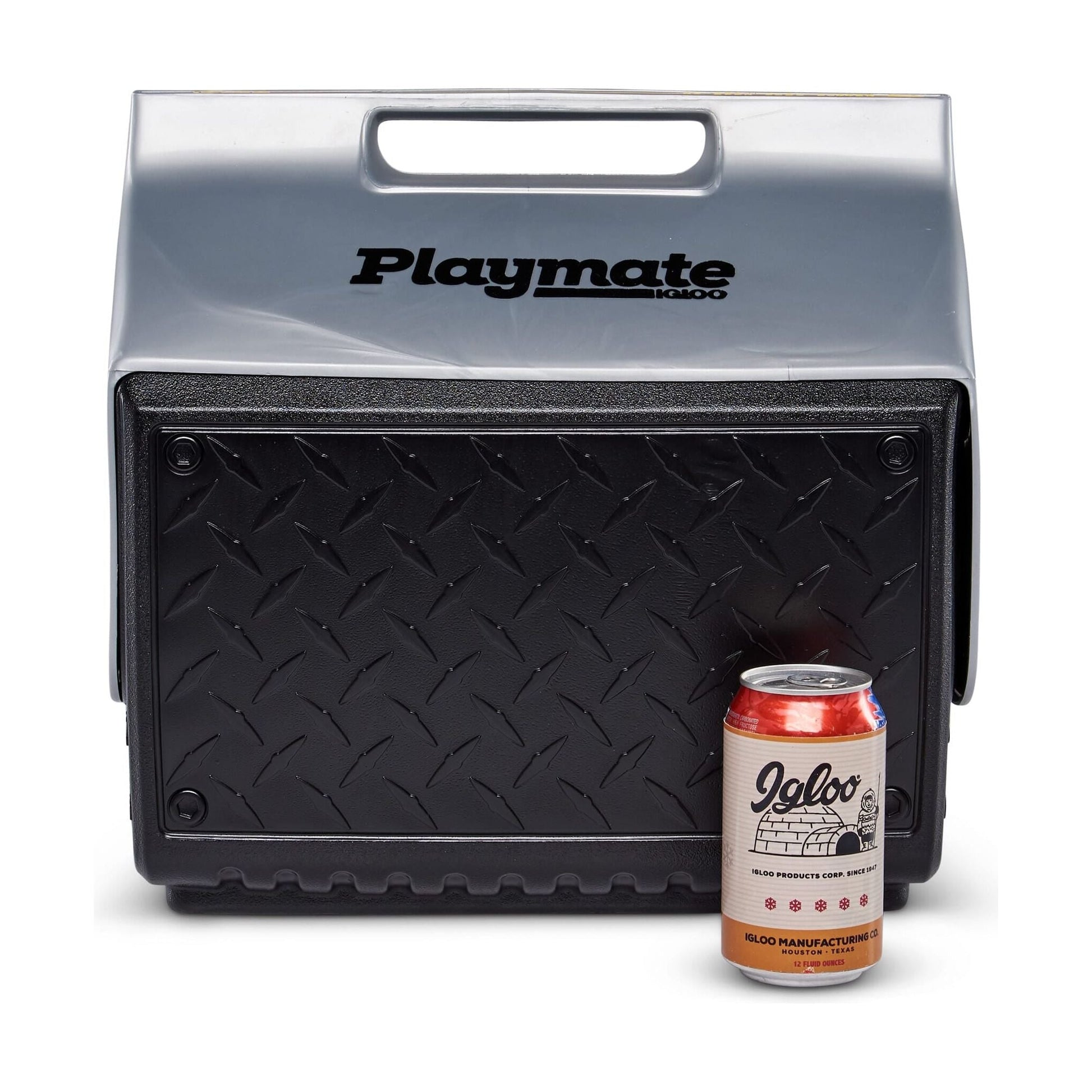IGLOO Playmate The Boss 14 Qt Cooler - Black & Sliver 