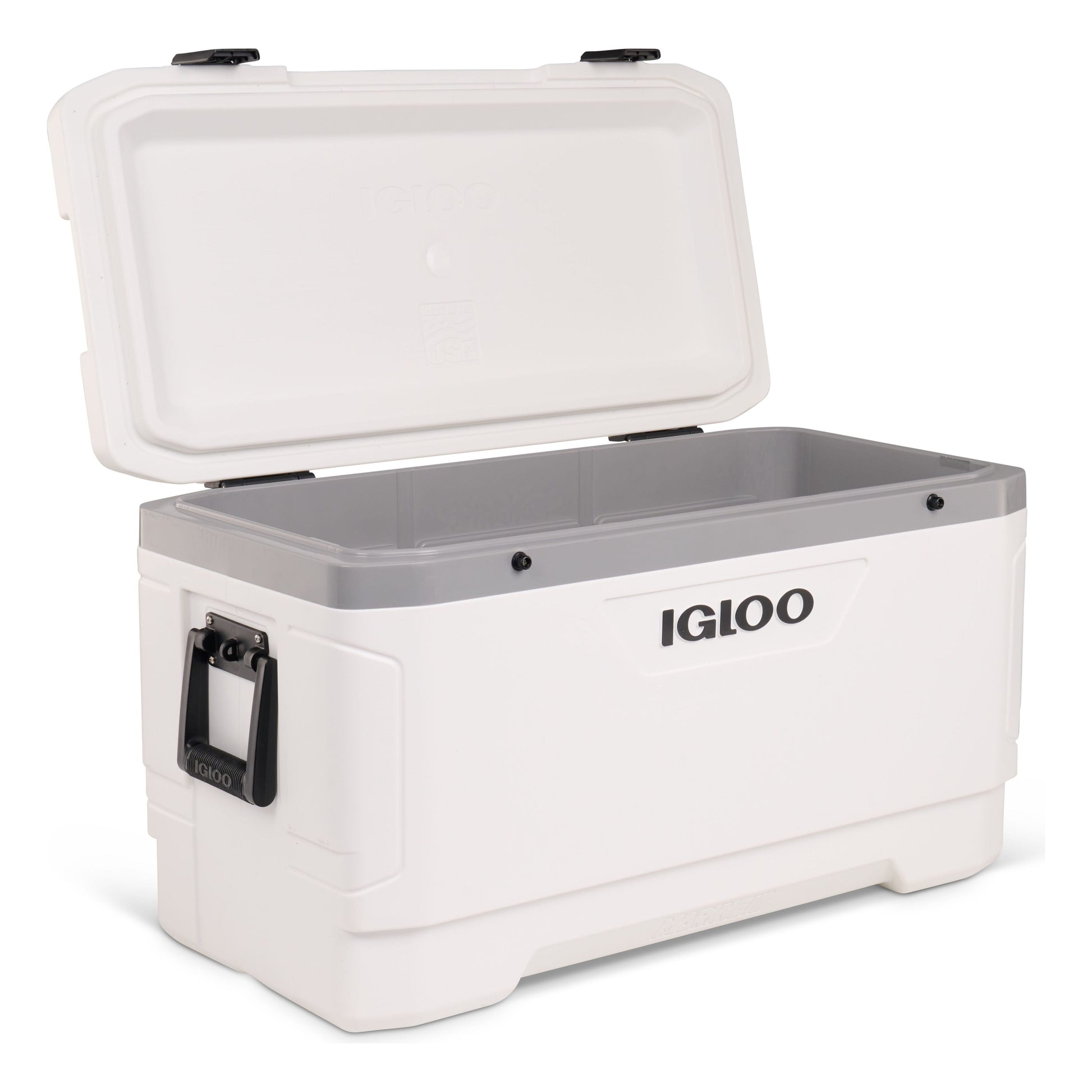 IGLOO-Latitude Marine Ultra 100 Cooler Box - White / Moonscape Gray