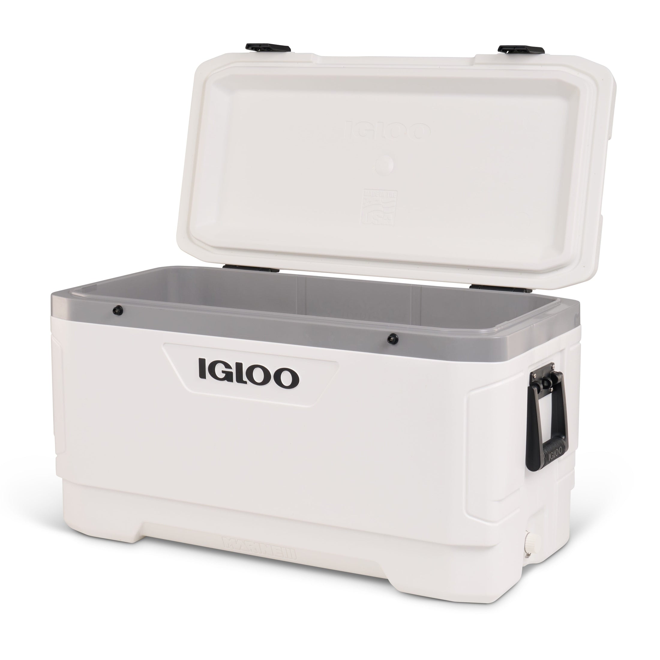 Igloo-latitude Marine Ultra 100 Cooler Box - White / Moonscape Gray