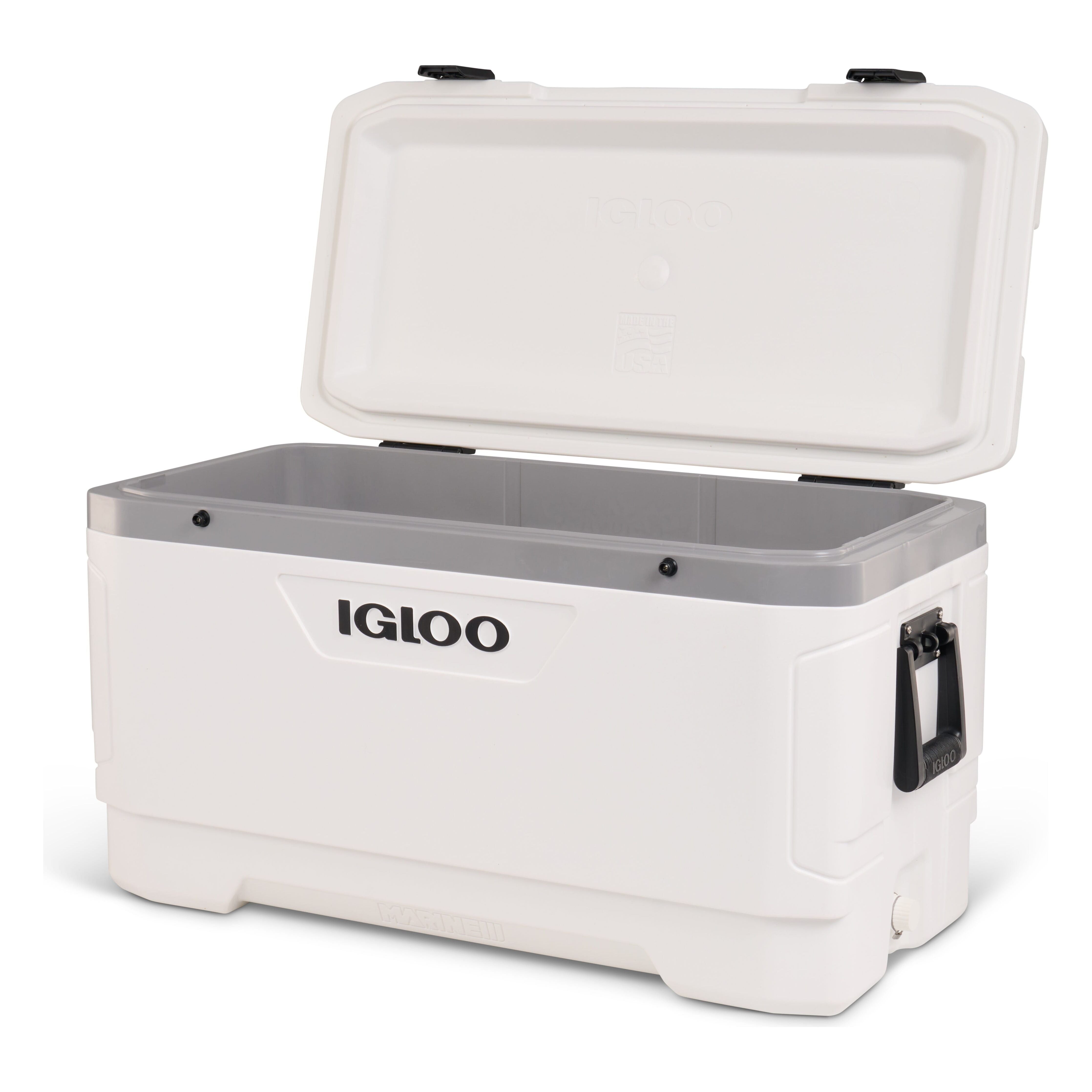 IGLOO-Latitude Marine Ultra 100 Cooler Box - White / Moonscape Gray