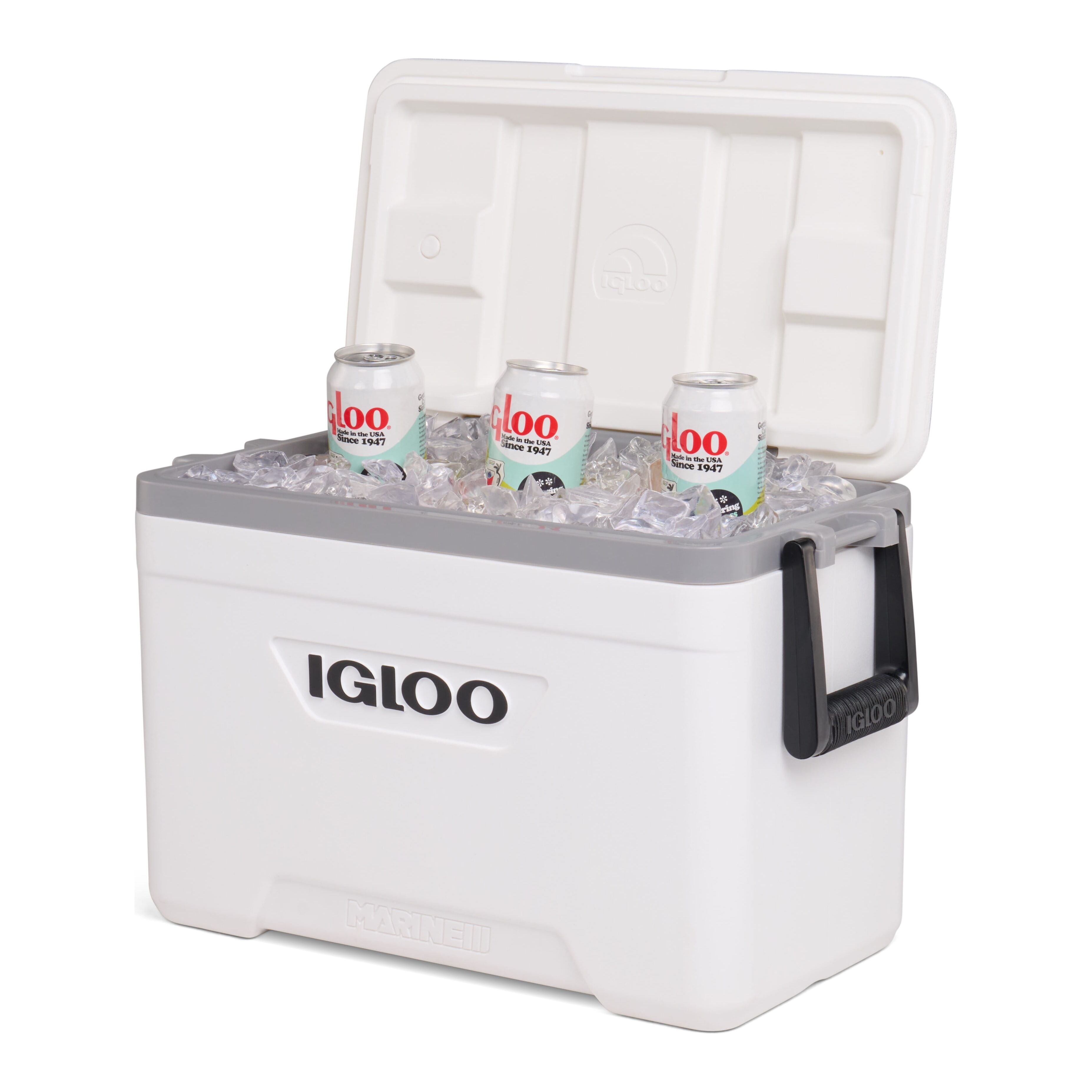 IGLOO-Latitude Marine Ultra 25 Cooler Box - White / Moonscape Gray