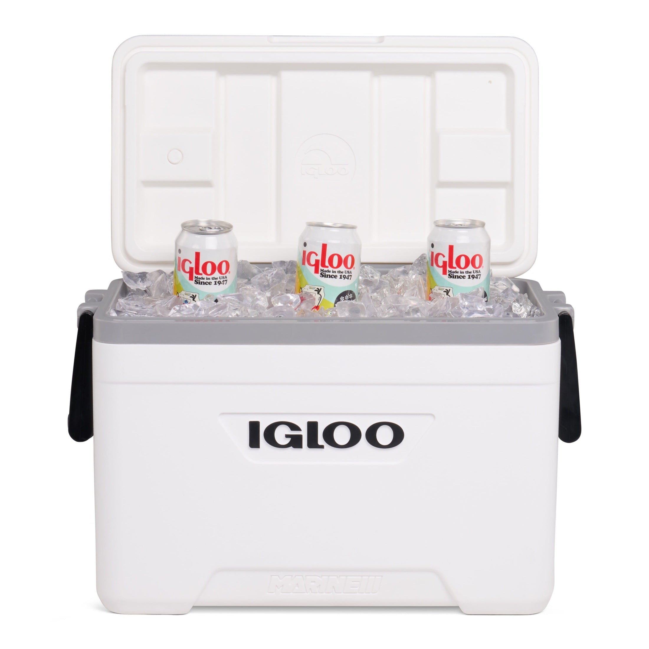 Igloo-latitude Marine Ultra 25 Cooler Box - White / Moonscape Gray