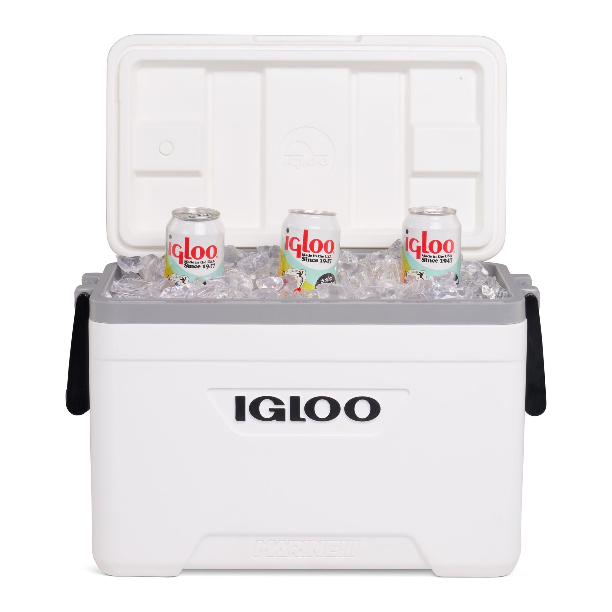 IGLOO-Latitude Marine Ultra 25 Cooler Box - White / Moonscape Gray