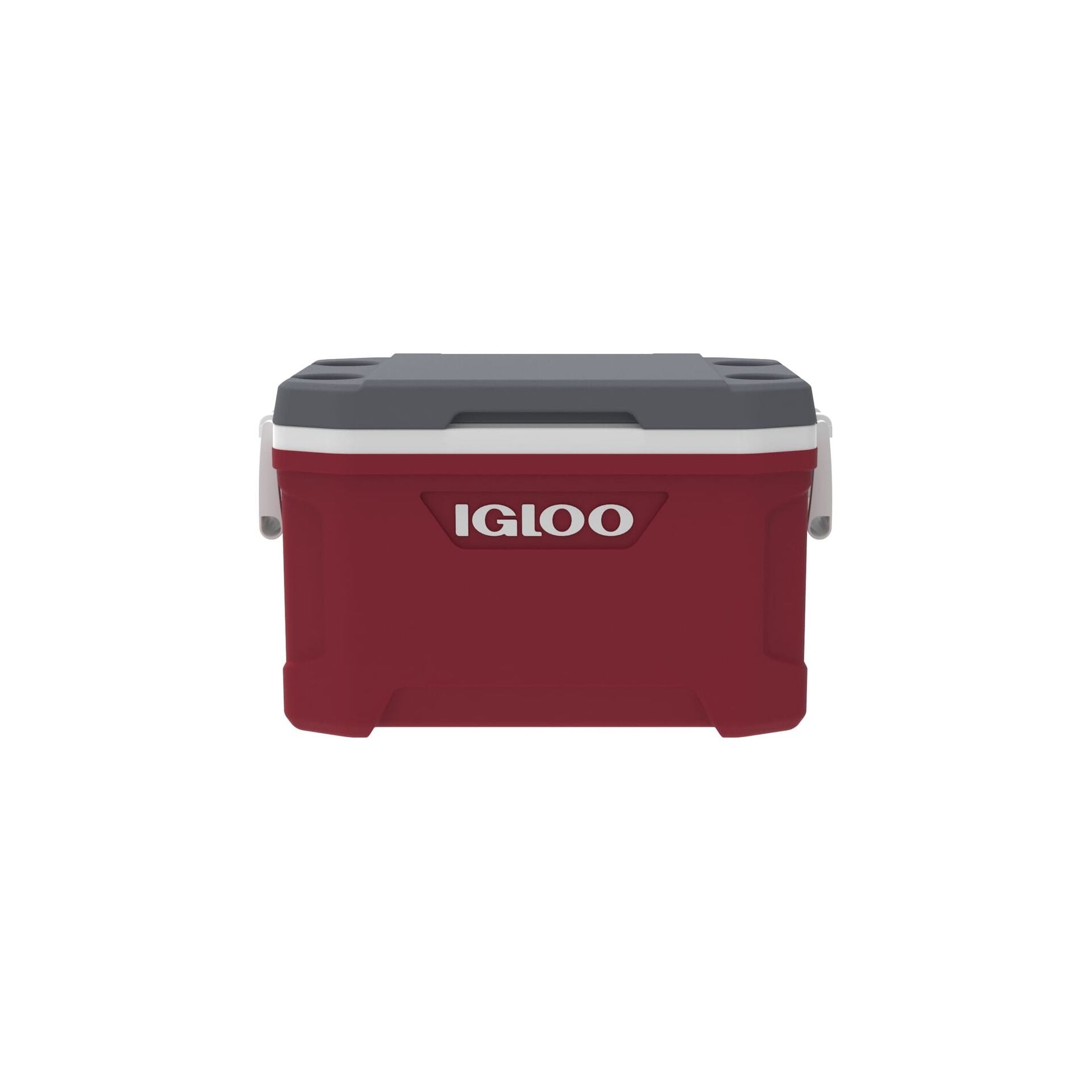 IGLOO-Latitude 52 Cooler Box - Industrial Red /Meteorite
