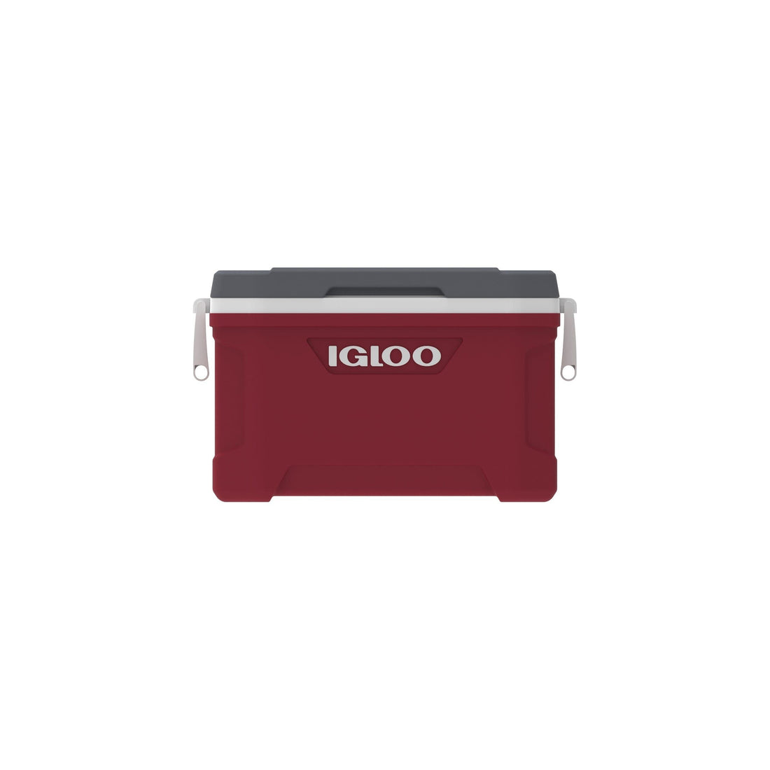 IGLOO-Latitude 52 Cooler Box - Industrial Red /Meteorite