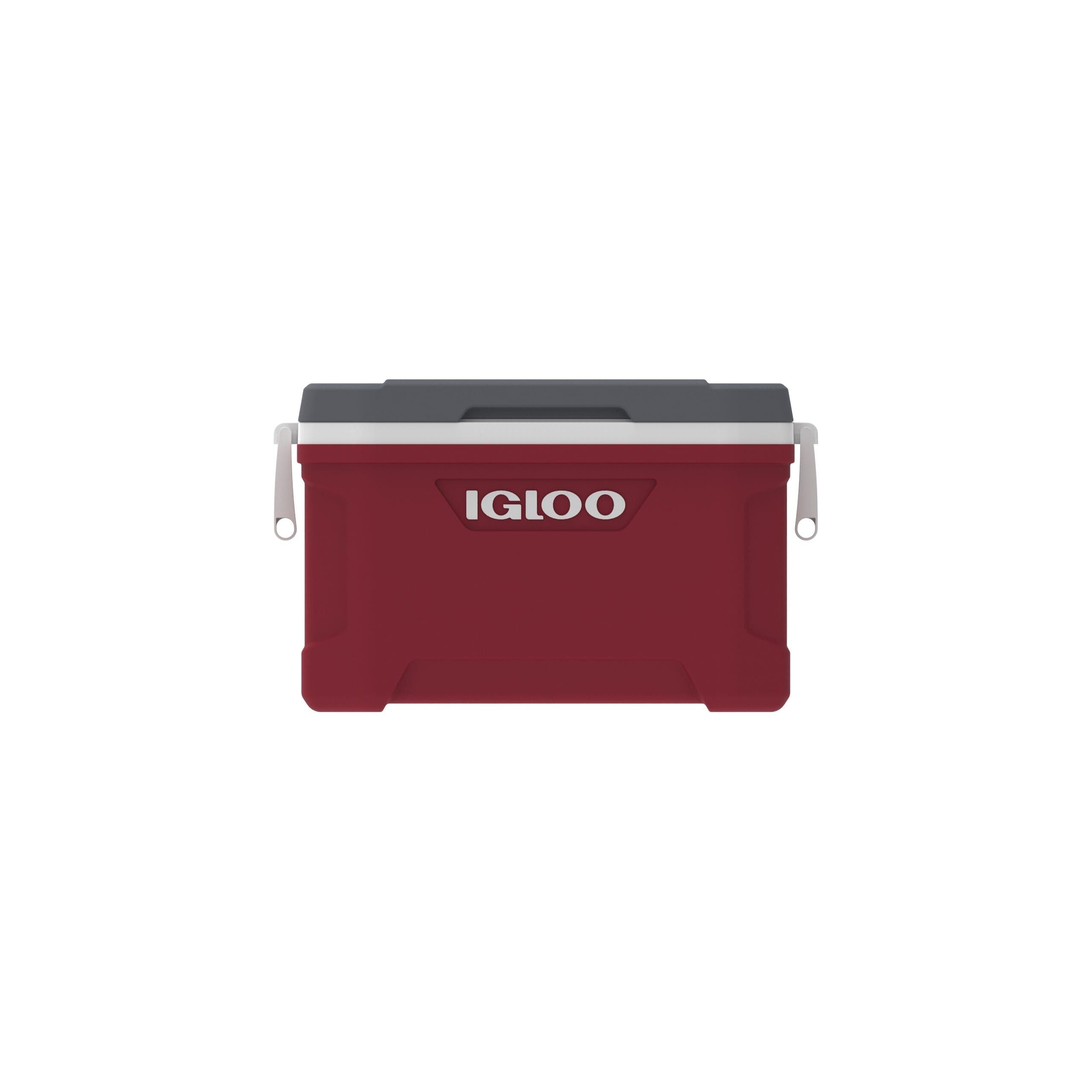 IGLOO-Latitude 52 Cooler Box - Industrial Red /Meteorite