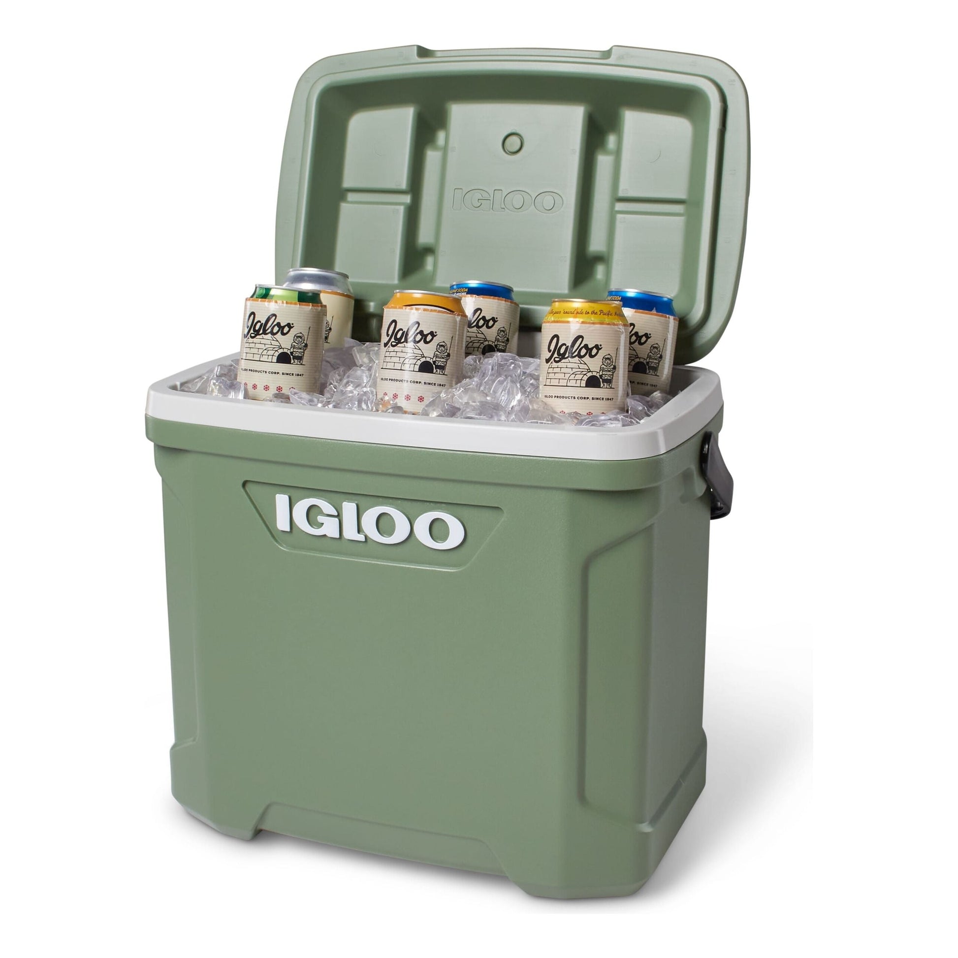 IGLOO-Ecocool Latitude 30 Qt Cooler Box - Vintage Green