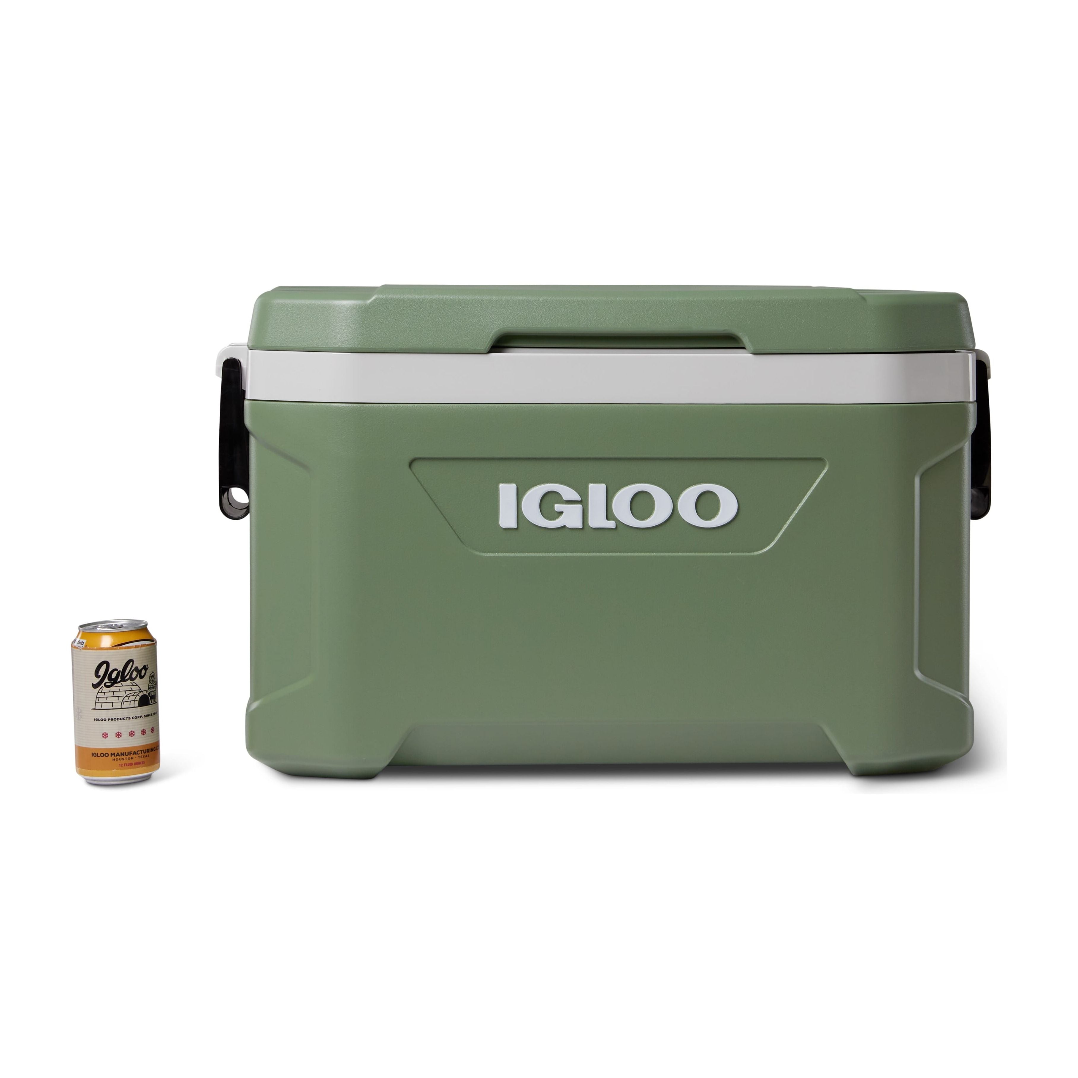 IGLOO-Ecocool Latitude 52 Qt Cooler Box - Vintage Green