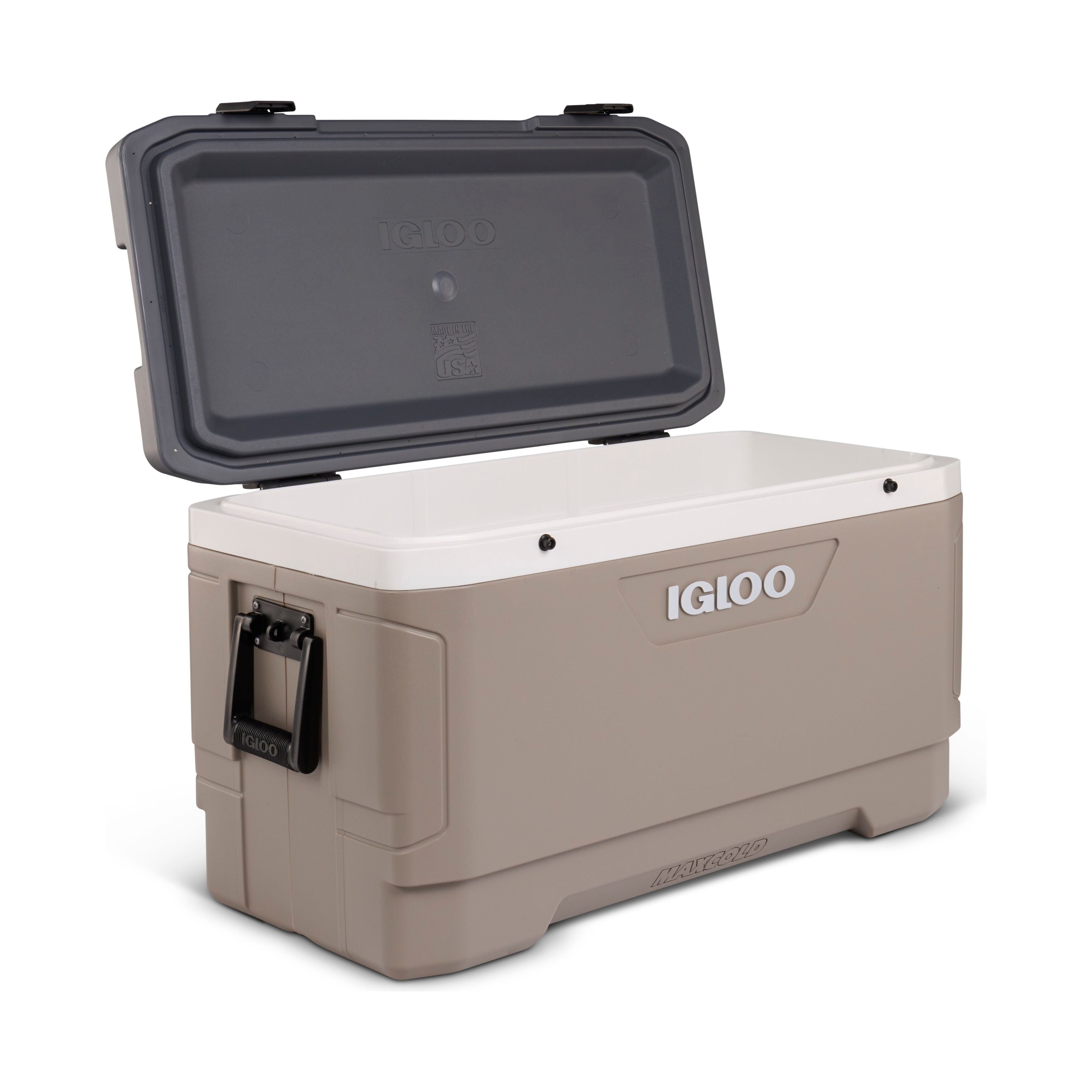 IGLOO-Maxcold Latitude 100 Cooler  - Sandstone/Carbonite