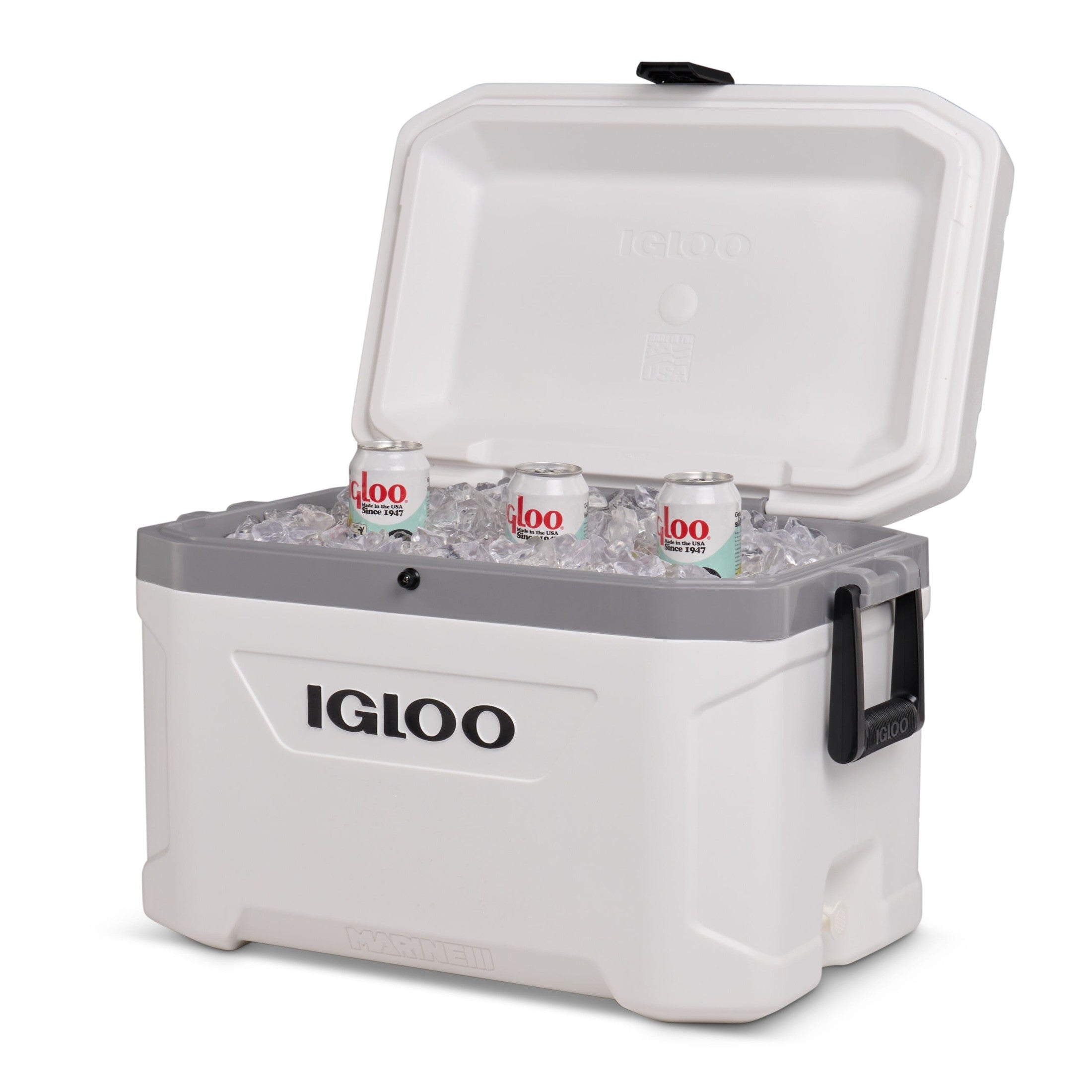 Igloo-latitude Marine Ultra 54 Cooler Box - White / Moonscape Gray