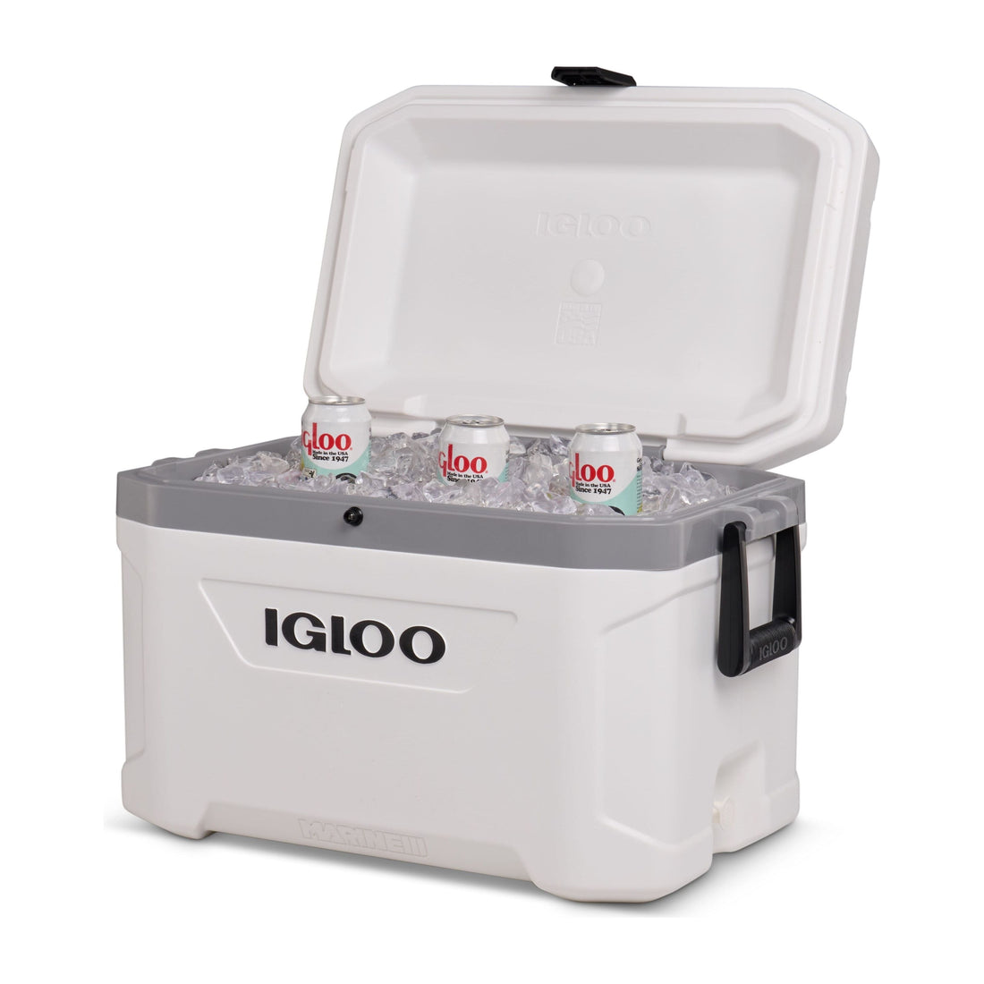 IGLOO-Latitude Marine Ultra 54 Cooler Box - White / Moonscape Gray