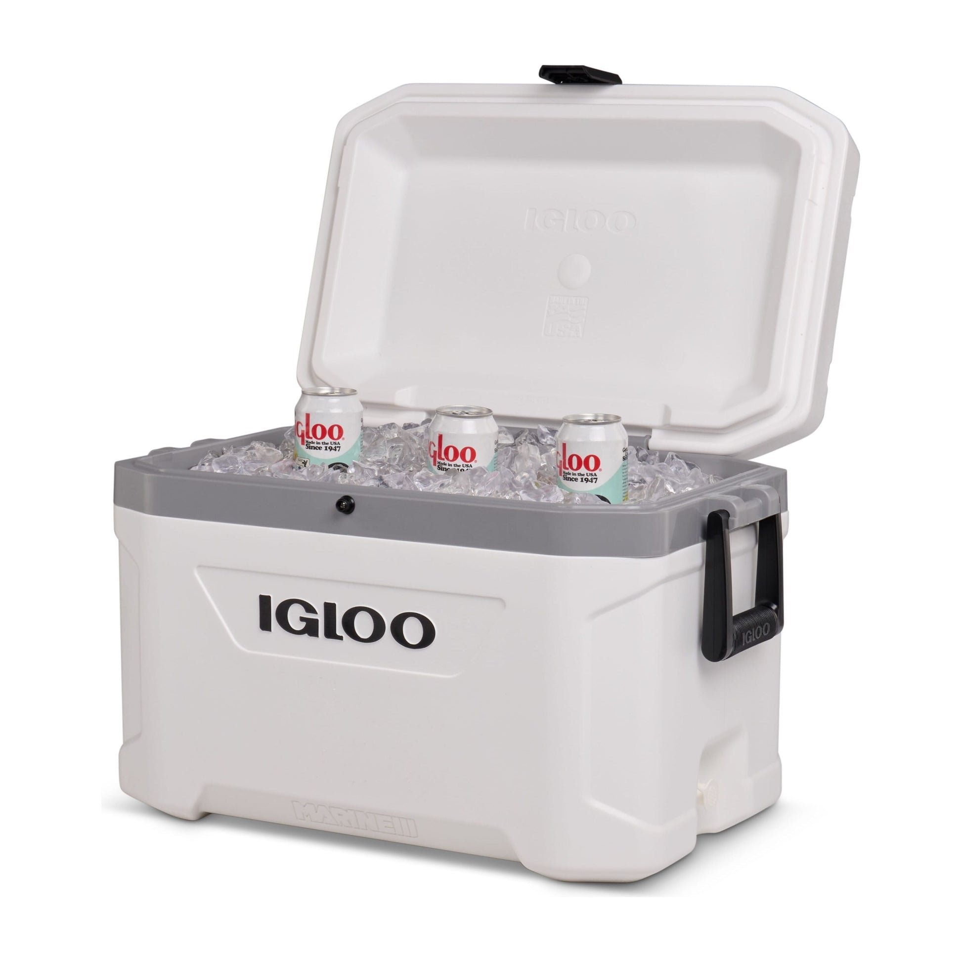 IGLOO-Latitude Marine Ultra 54 Cooler Box - White / Moonscape Gray