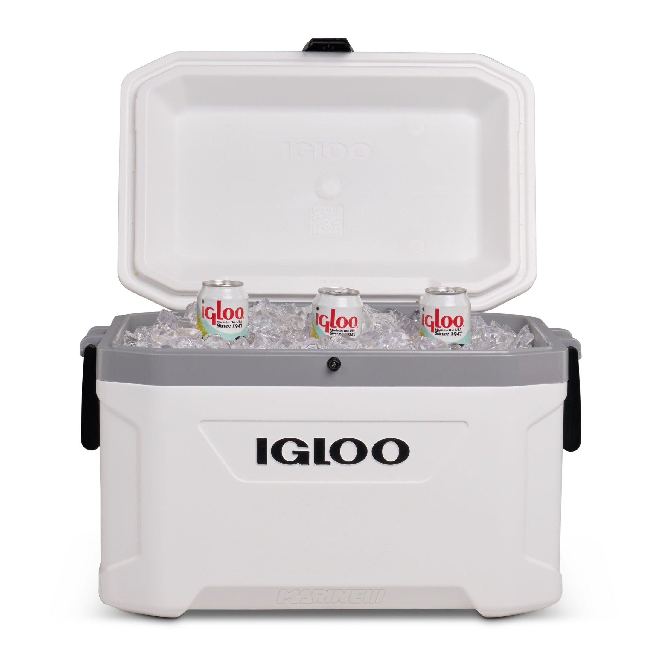Igloo-latitude Marine Ultra 54 Cooler Box - White / Moonscape Gray