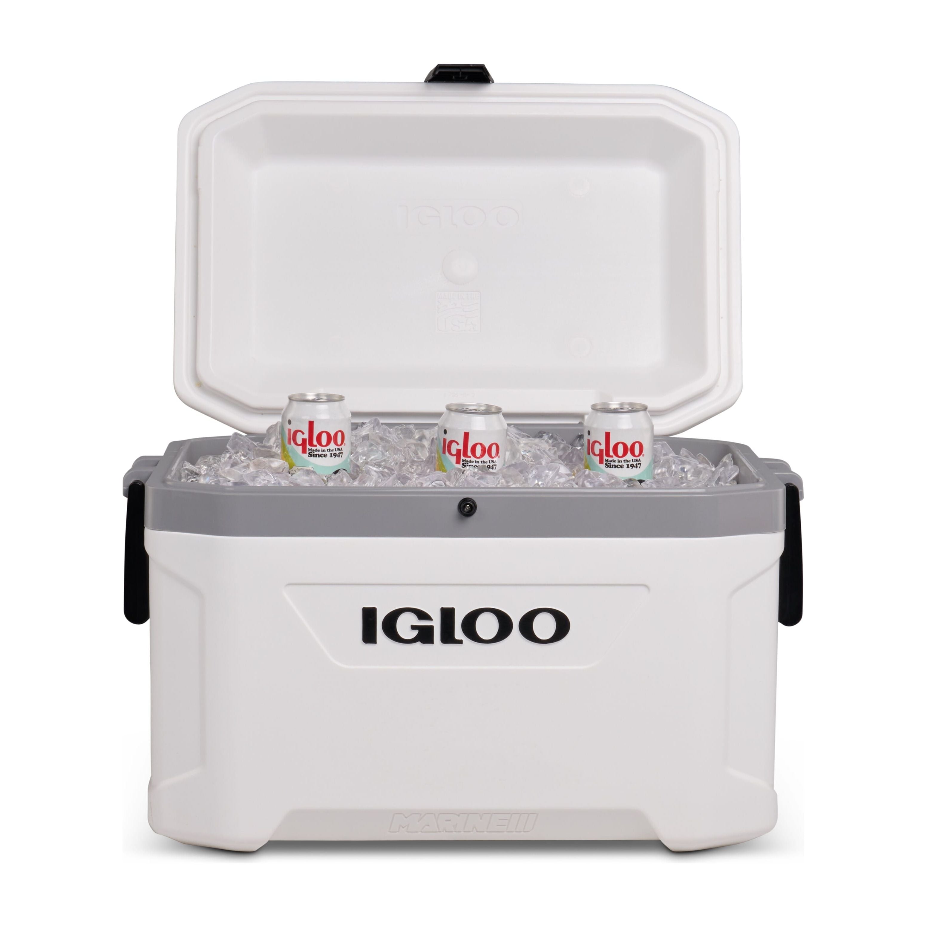 IGLOO-Latitude Marine Ultra 54 Cooler Box - White / Moonscape Gray
