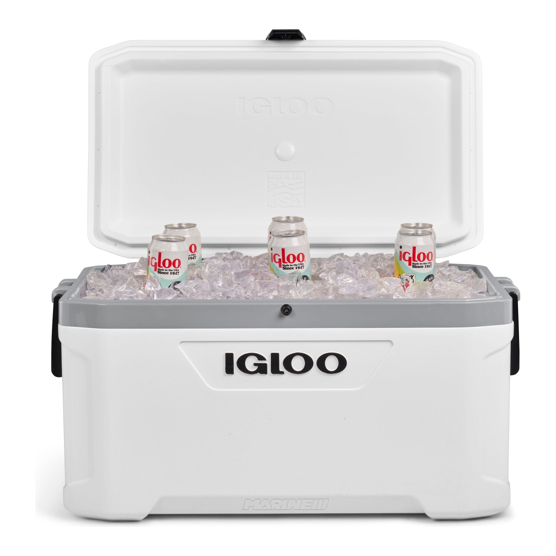 IGLOO-Latitude Marine Ultra 70 Cooler Box - White / Moonscape Gray