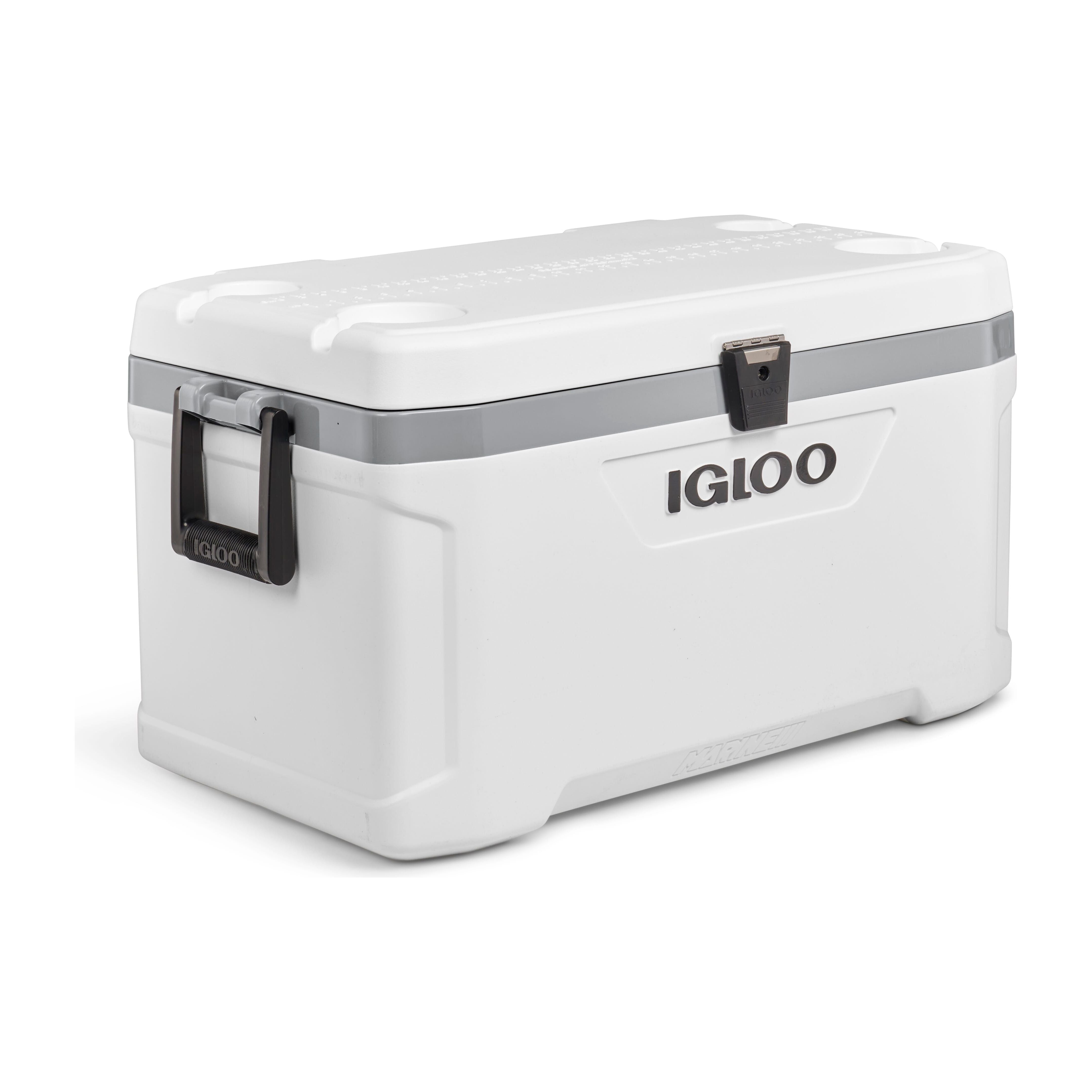 IGLOO-Latitude Marine Ultra 70 Cooler Box - White / Moonscape Gray