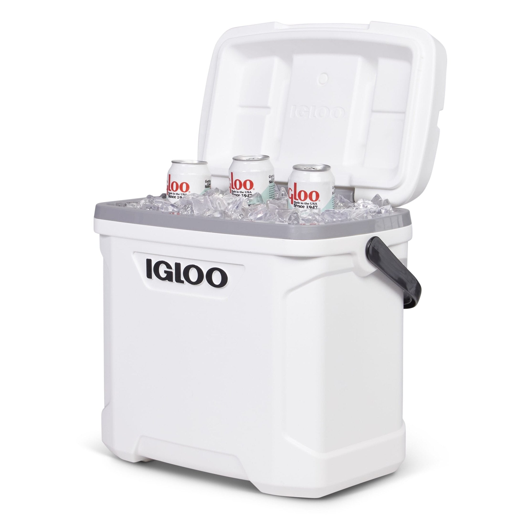 Igloo-latitude Marine Ultra 30 Cooler Box - White / Moonscape Gray