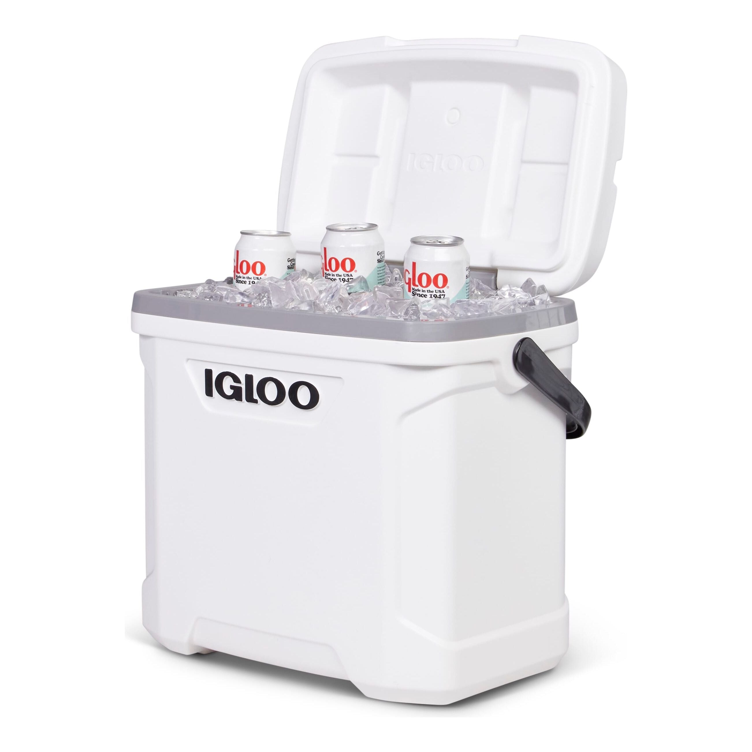 IGLOO-Latitude Marine Ultra 30 Cooler Box - White / Moonscape Gray